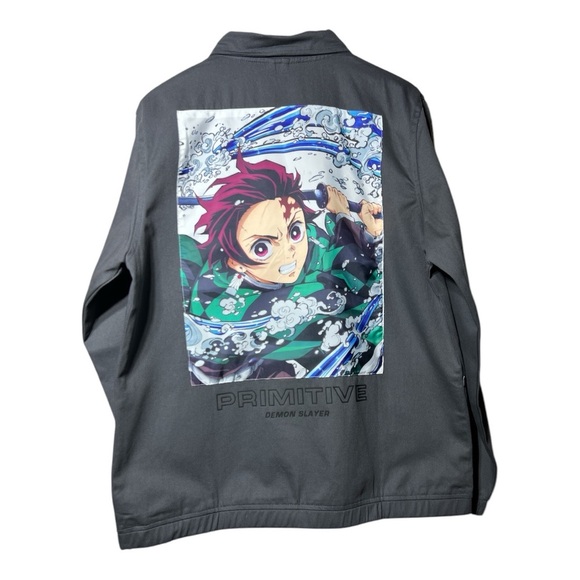 Primitive x Demon Slayer Tanjiro Lightweight Shirt Jacket - Picture 5 of 12
